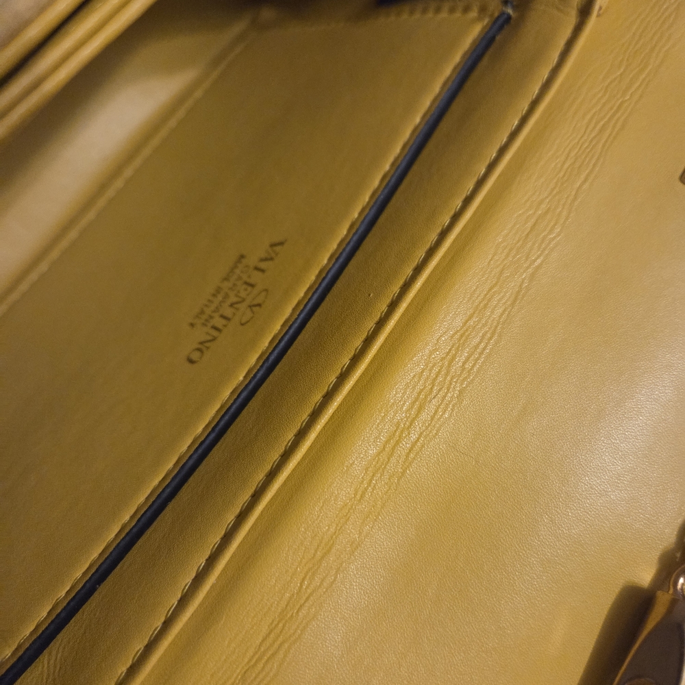 Gold Evening Crossbody Bag with Chain Strap - Picture 8 of 16